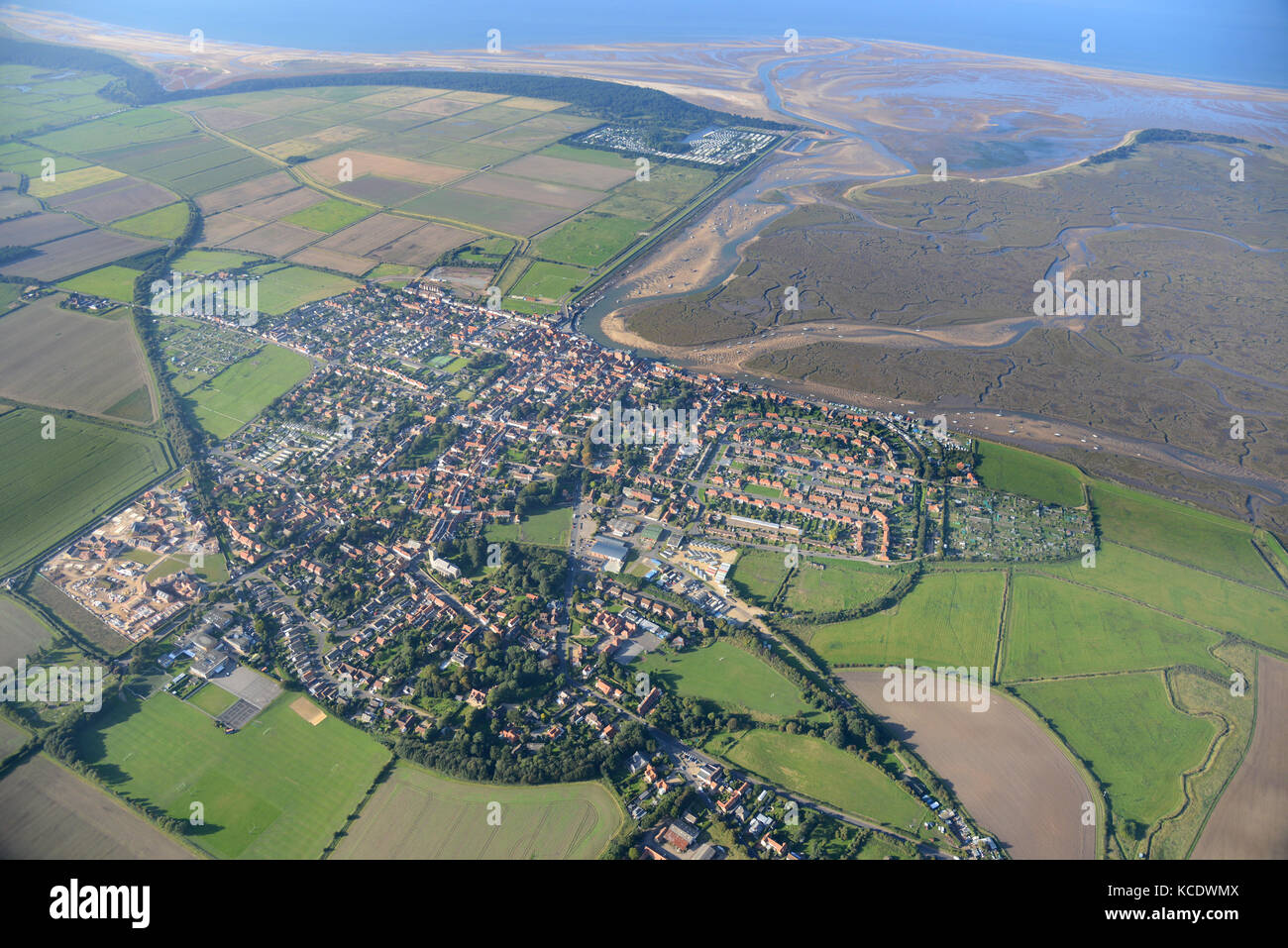 King's Lynn Norfolk Aerial Stock Photo Alamy