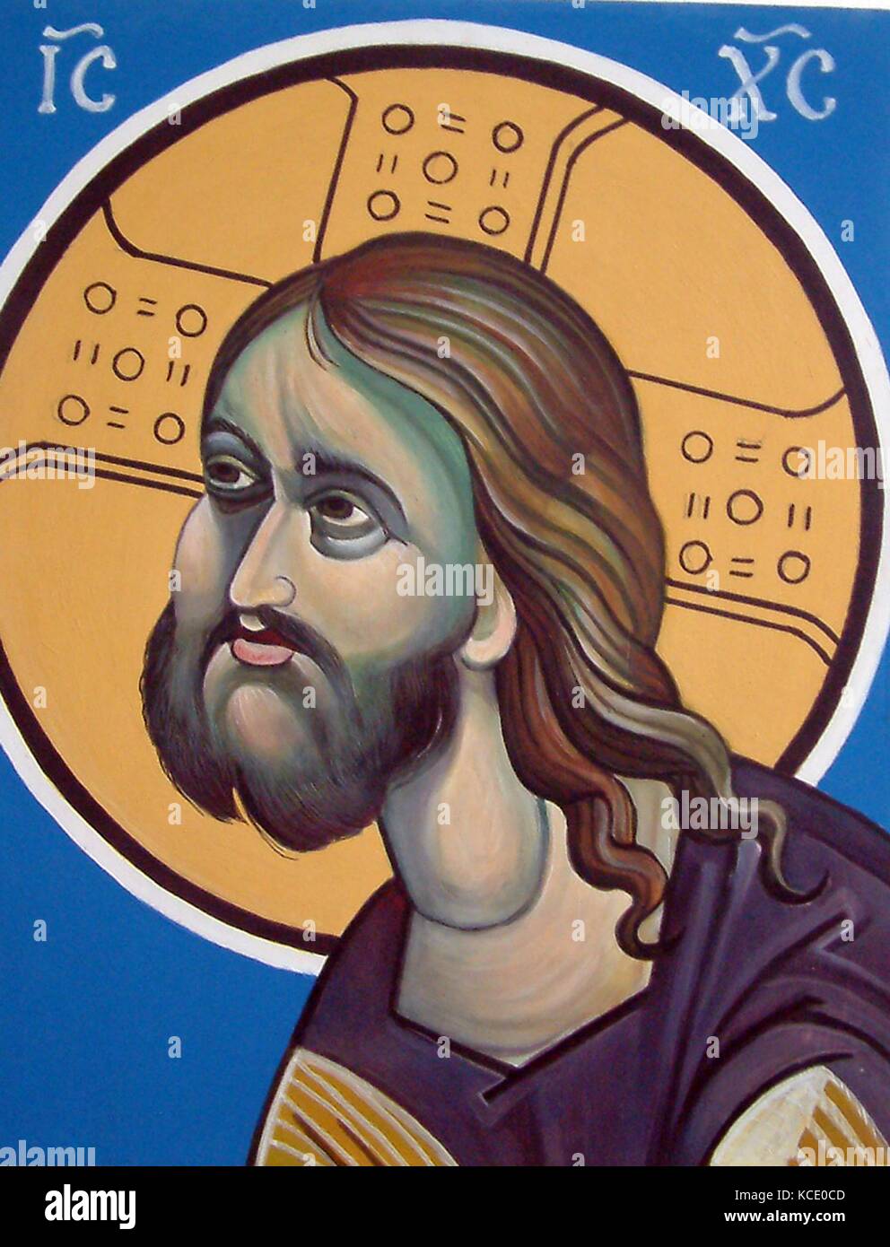 Picture of a jesus christ, orthodox icon in macedonia Stock Photo Alamy