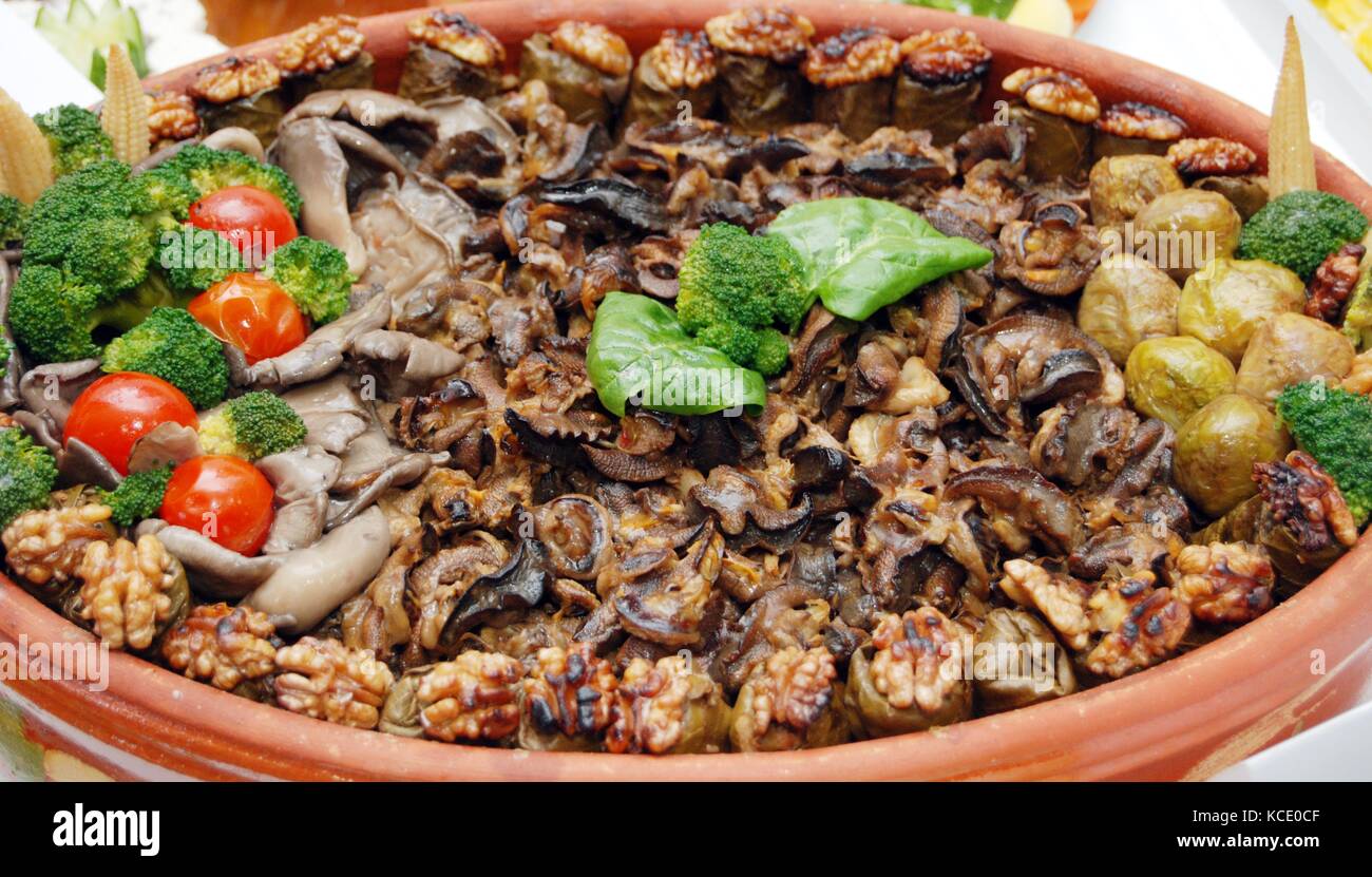 Picture of a Traditional macedonian and balkans food Stock Photo - Alamy