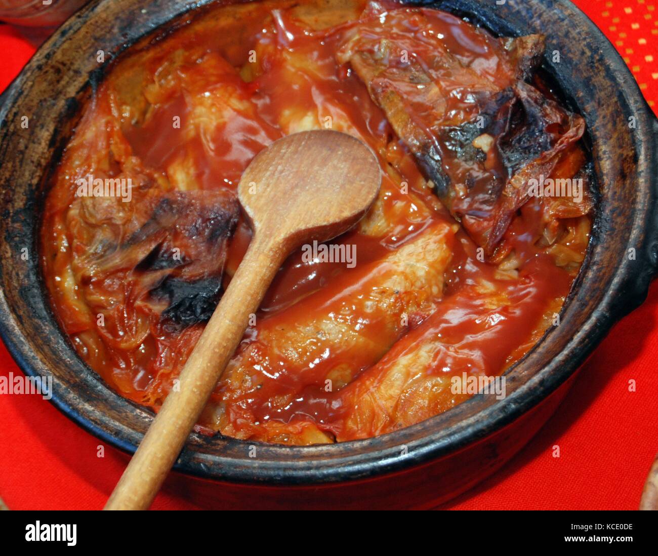 Traditional macedonian and balkans food,picture of a Stock Photo - Alamy