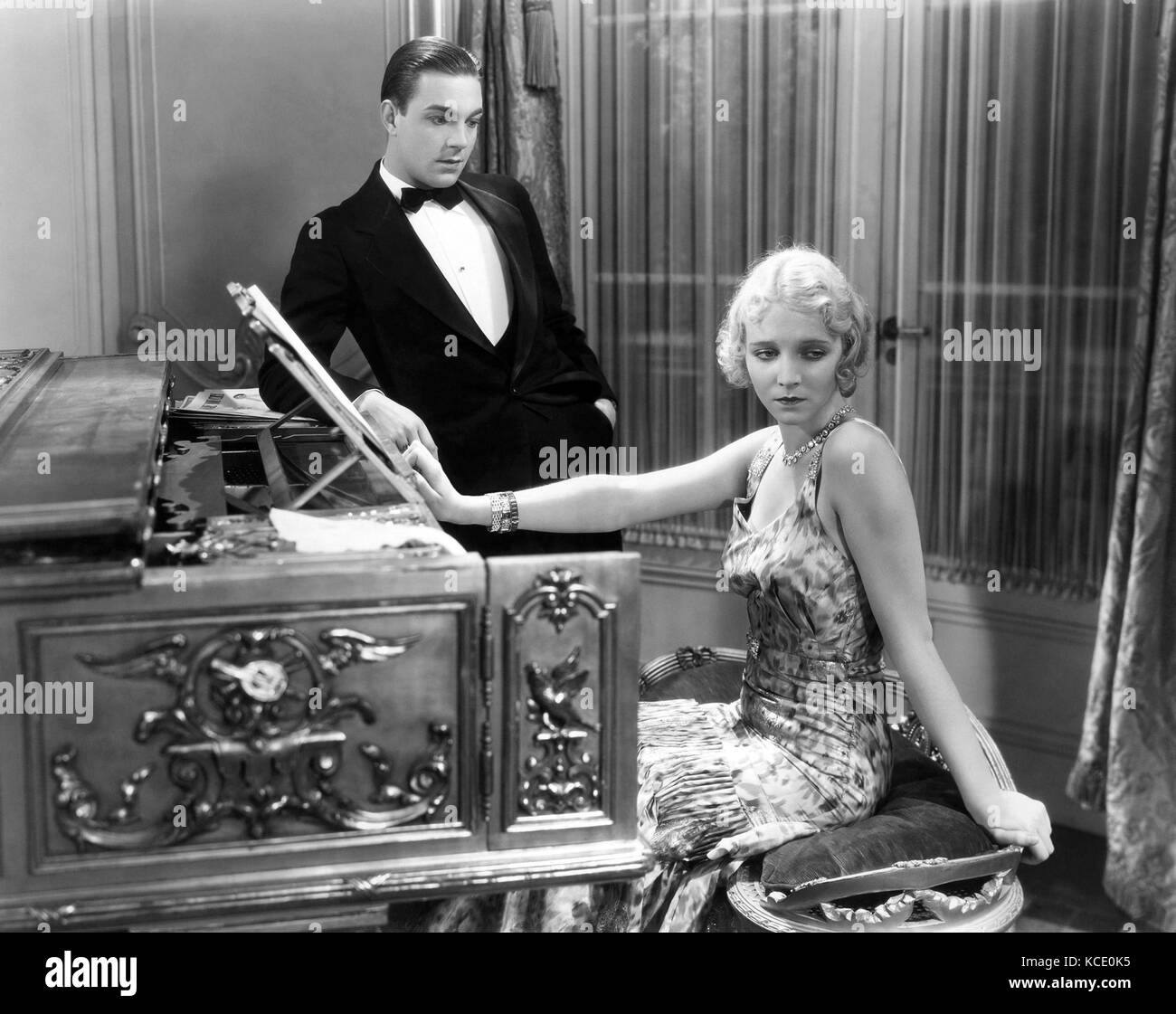 SLIGHTLY SCARLET 1930 Paramount Pictures film with Evelyn Brent and Clive Brook Stock Photo