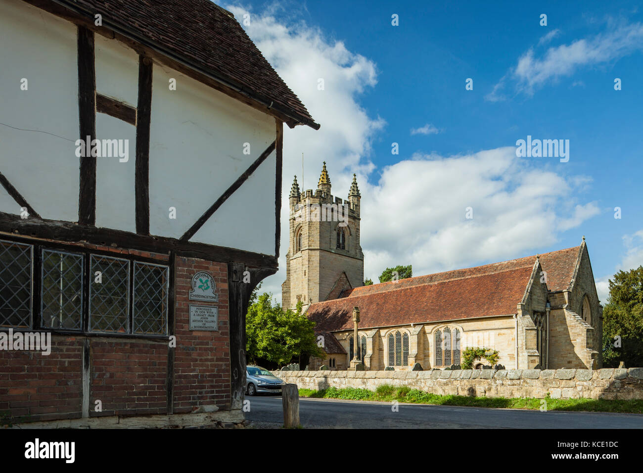 Autumn afternoon in Chiddingstone village, Kent, England. Stock Photo
