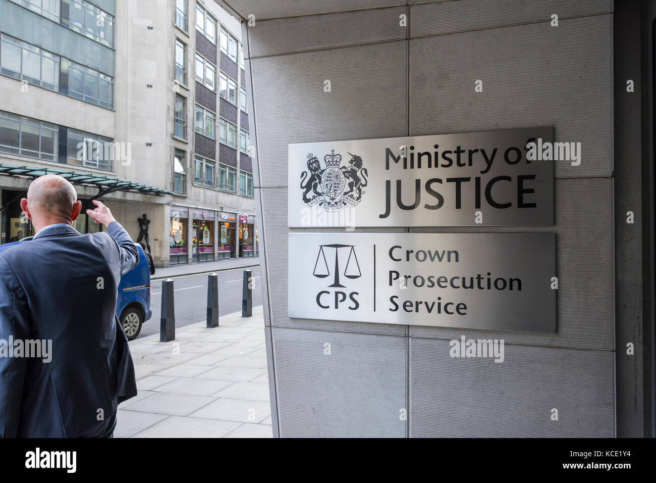 The Crown Prosecution Service and the Ministry of Justice building at 102 Petty France, Westminster, London, UK Stock Photo