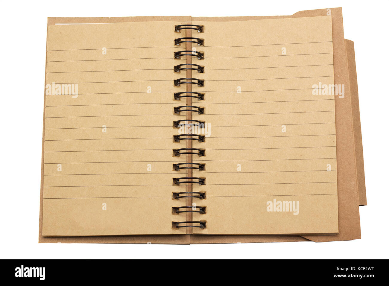 blank notebook isolated on white background Stock Photo - Alamy