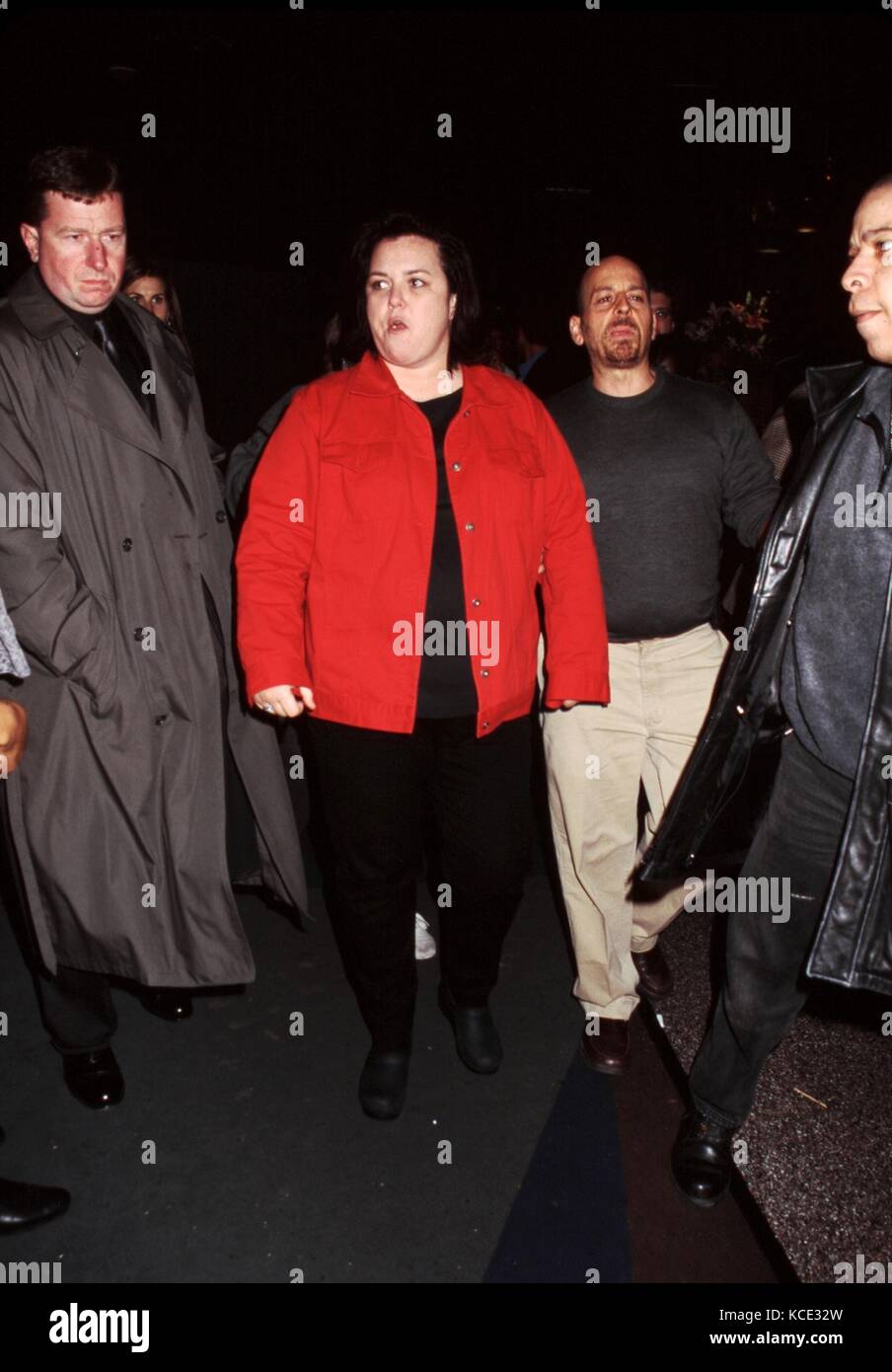 Rosie O'Donnell and bodyguards Tribute to Madeline Kahn Carolines On Broadway, NYC 2 / 25 / 02 © JOSEPH MARZULLO / MediaPunch Stock Photo