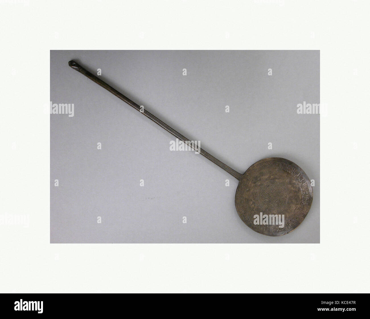 LongHandled Spoon Inscribed in Arabic with Good Wishes, Mahmud ibn