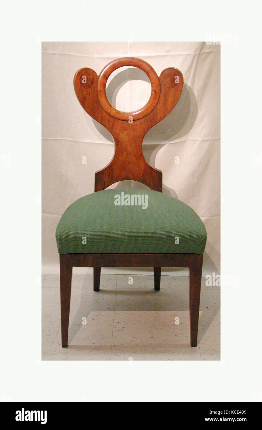 Side chair, ca. 1820–30, Austrian, Solid beech wood (front and side ...