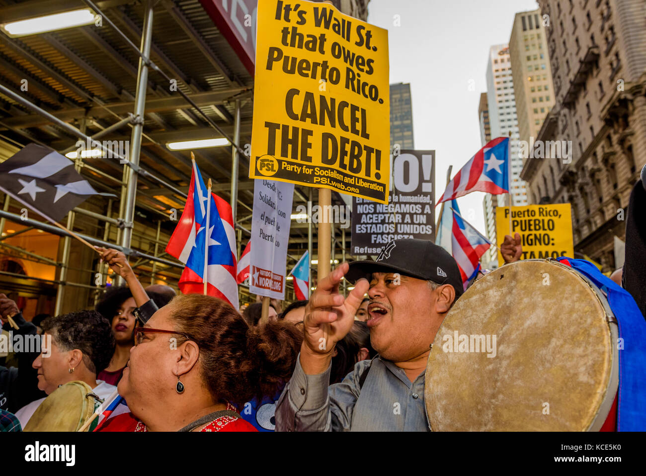 New York, USA. 03rd Oct, 2017. Call to Action in Puerto Rico and Pro ...