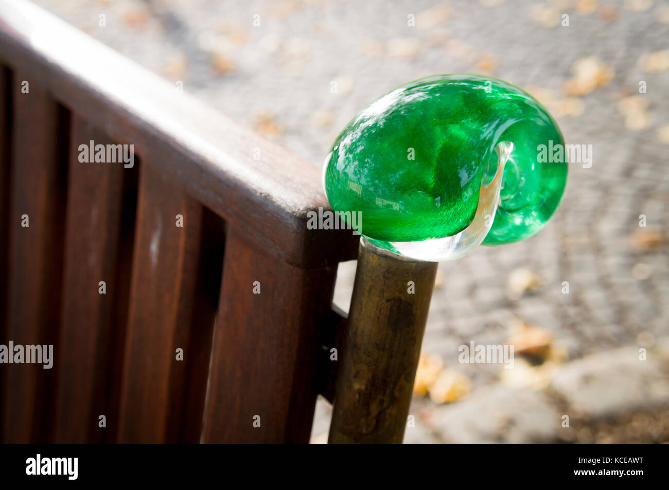 The bench of dissident turned president Vaclav Havel (1936-2011) in the ...