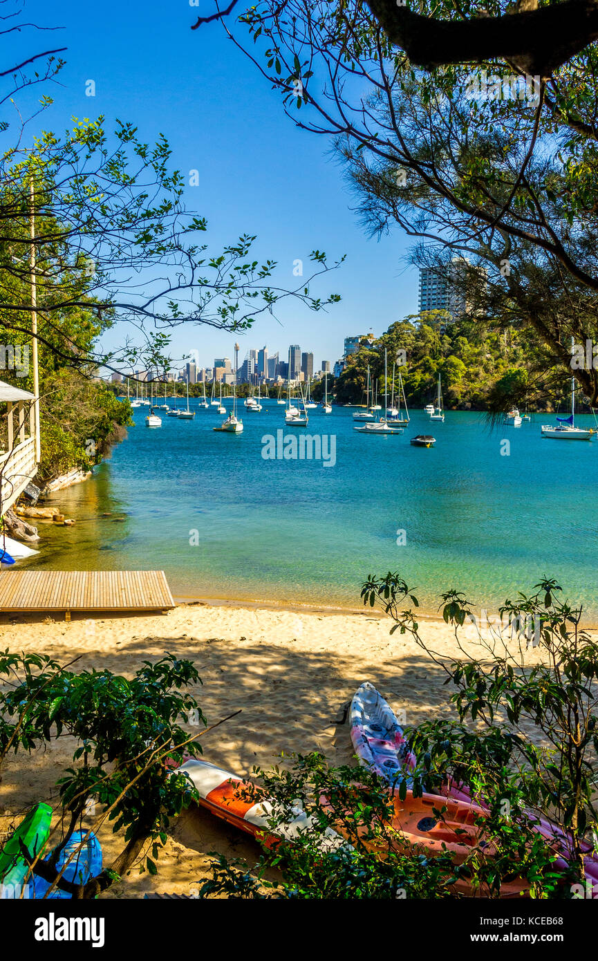 Views of Little Sirius Cove near Mosman in Sydney Harbour Stock Photo Alamy