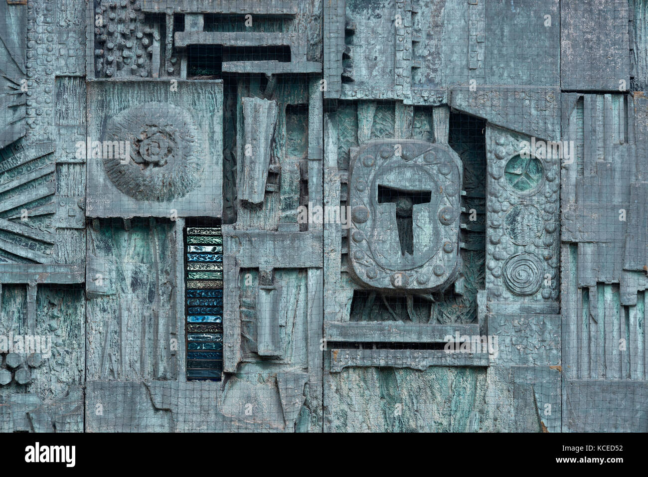 Relief Mural (1967) by William Mitchell, County Hall, Saint Anne's