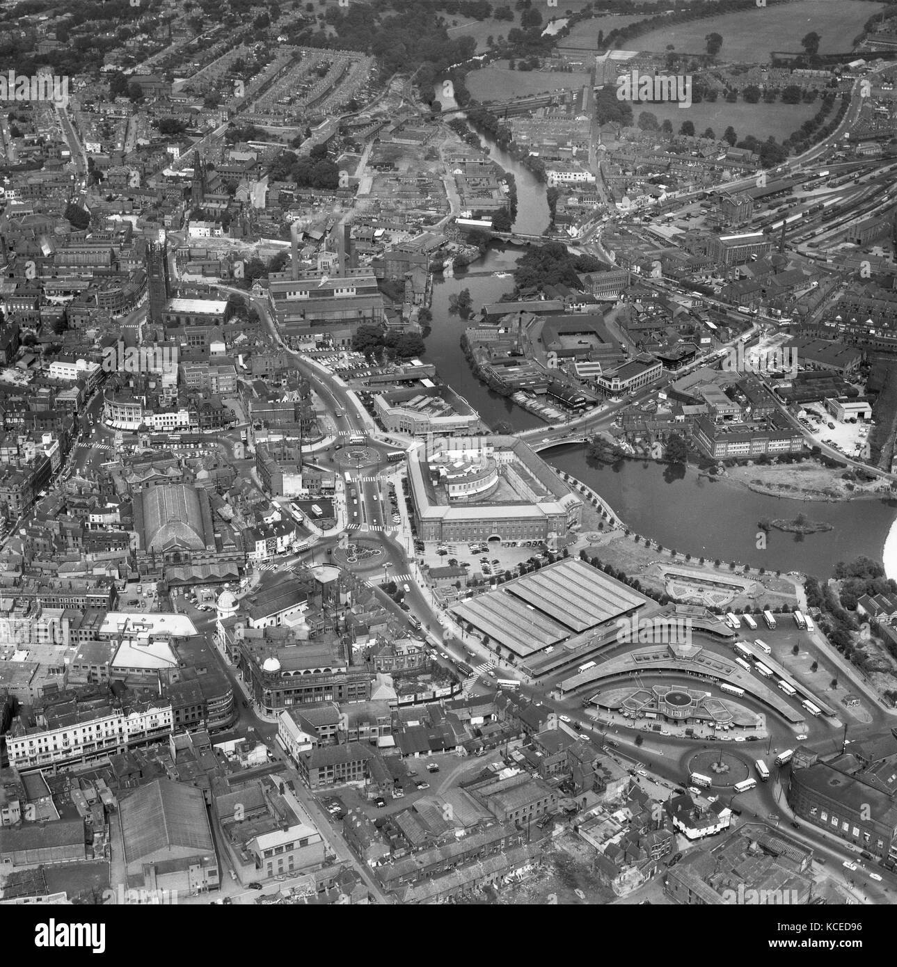 Derby City Centre. In the centre of the picture is the Derby Council