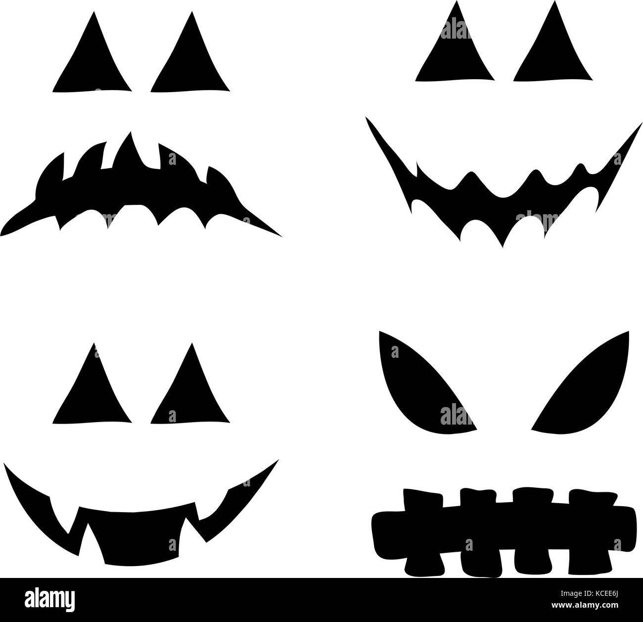 jack o lantern smile silhouette vector symbol icon design. Beautiful ...