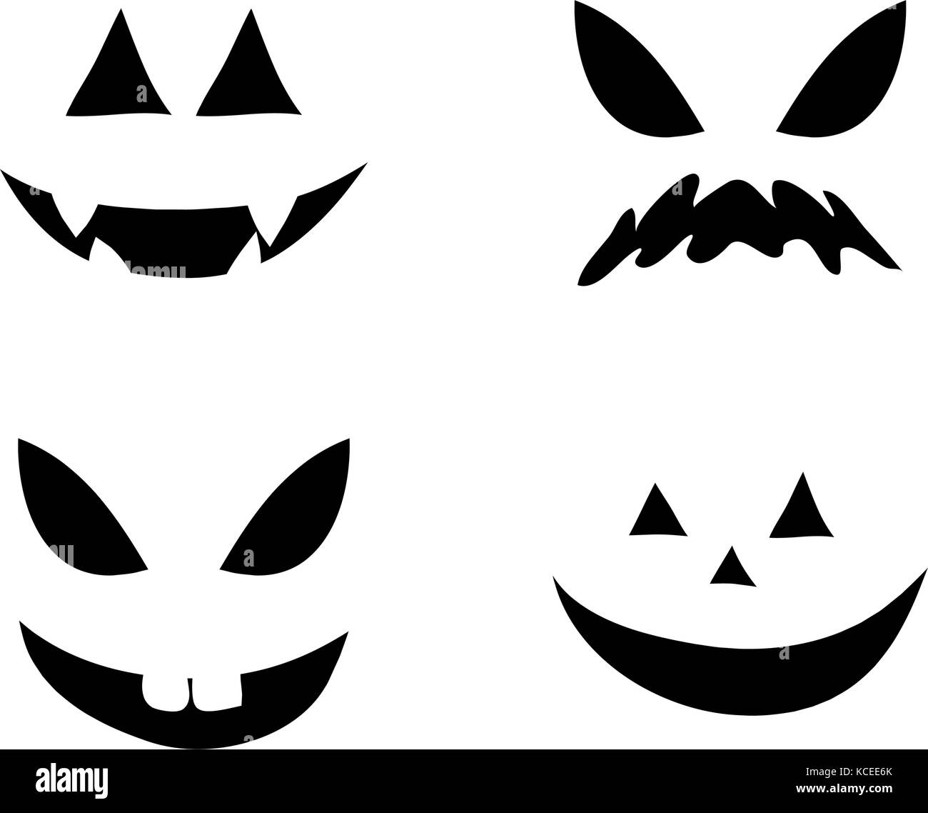 Jack O Lantern Face Clipart Black And White