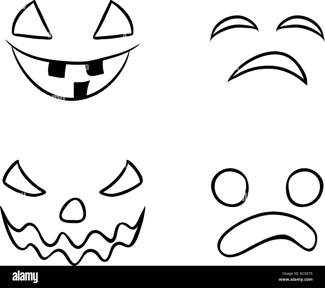 jack o lantern smile silhouette vector symbol icon design. Beautiful ...