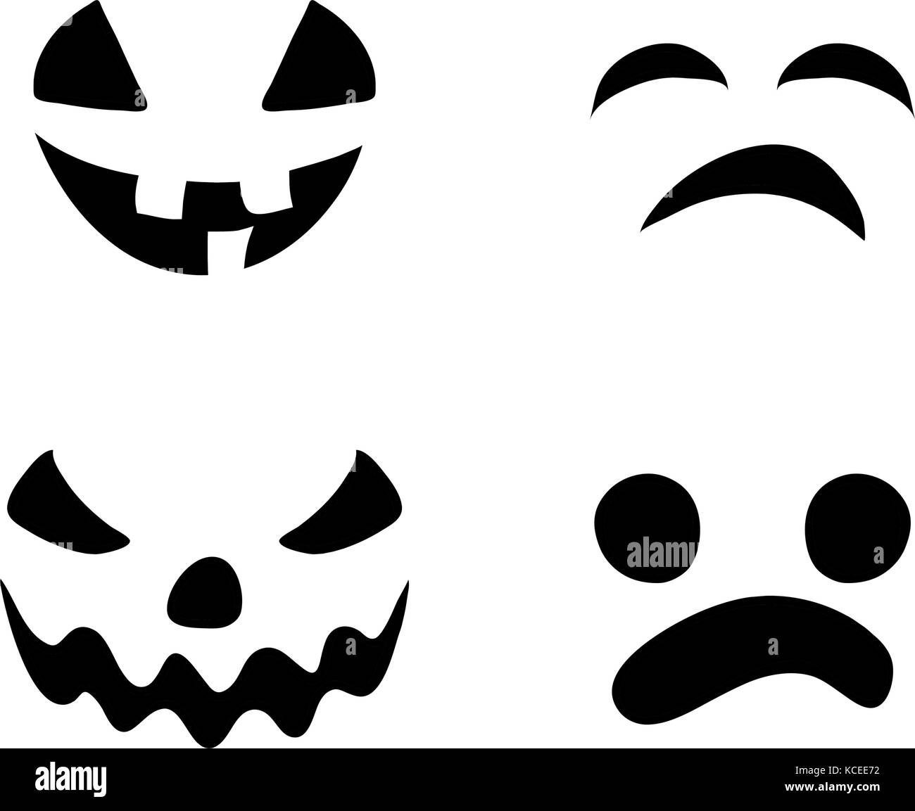 jack o lantern smile silhouette vector symbol icon design. Beautiful ...