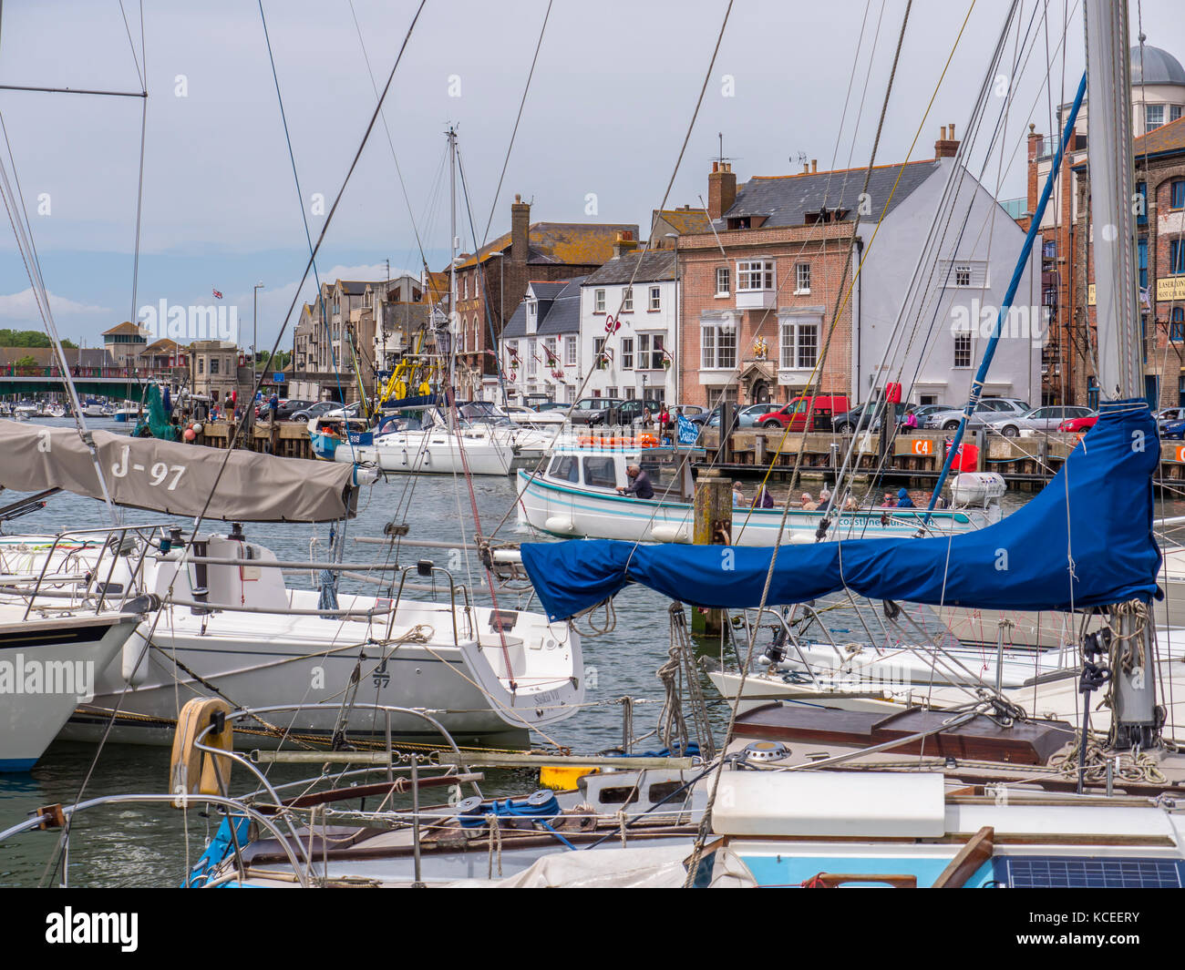Weymouth Harbour Weymouth Dorset England Stock Photo Alamy