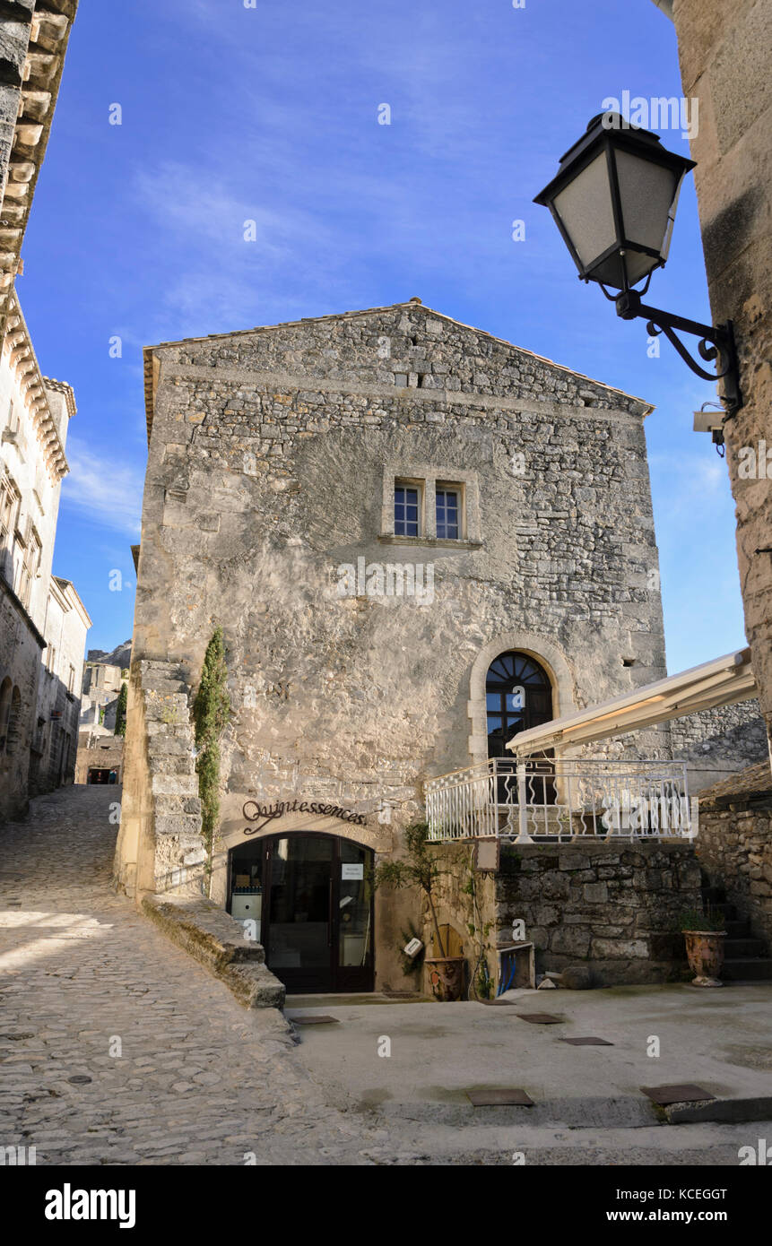 Old town, Les Baux-de-Provence, Provence, France Stock Photo