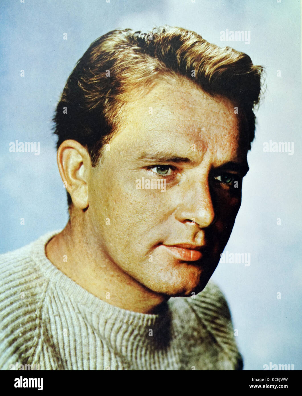 Richard Burton, CBE (1925 – 1984) was a Welsh stage and cinema actor, noted  for his mellifluous baritone voice. 1960 Stock Photo - Alamy