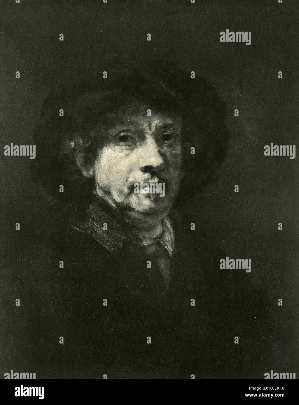 Selfportrait of Rembrandt Stock Photo Alamy