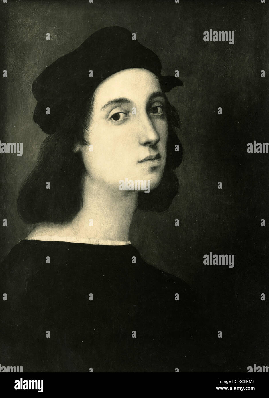 Self-portrait of Raphael Stock Photo