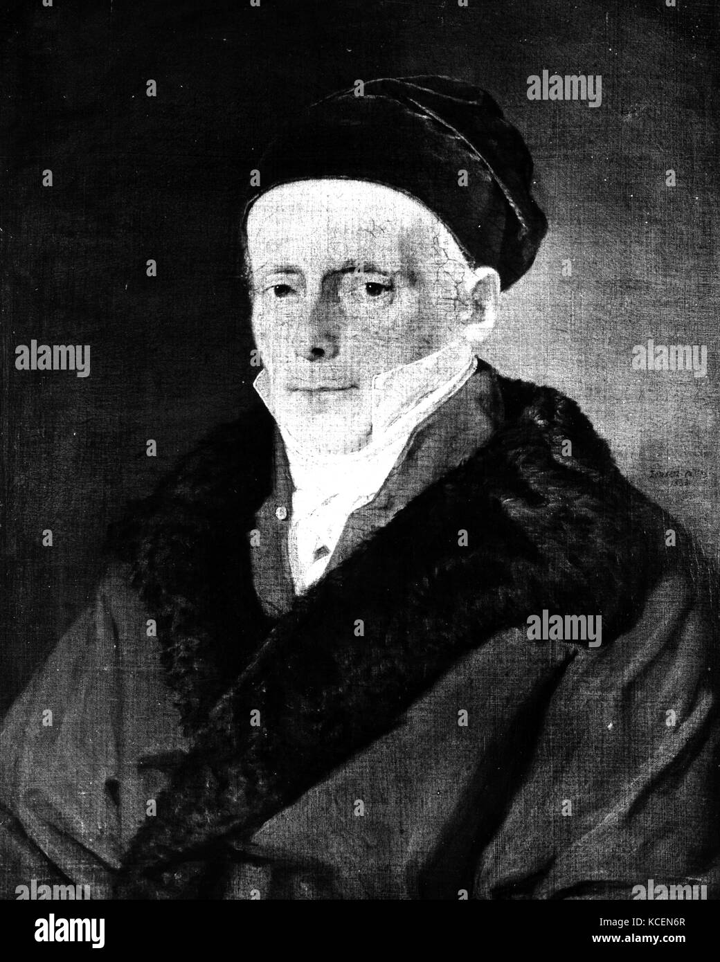 Heinrich Christian Schumacher (1780-1850). German astronomer: Director, Copenhagen observatory. Stock Photo