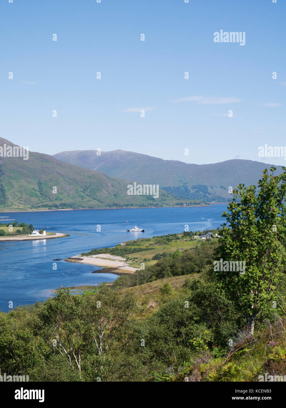 Loch Linnhe, Corran ferry Stock Photo
