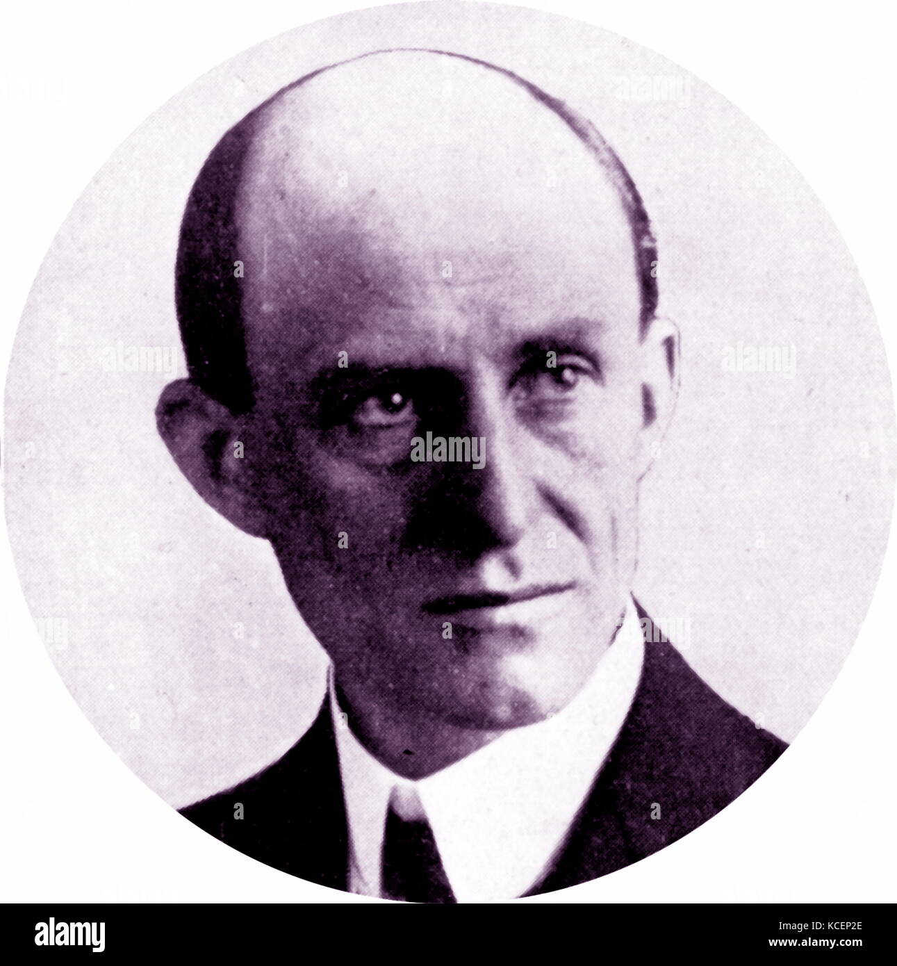 Photograph of Wilbur Wright (18671912) an American inventor and
