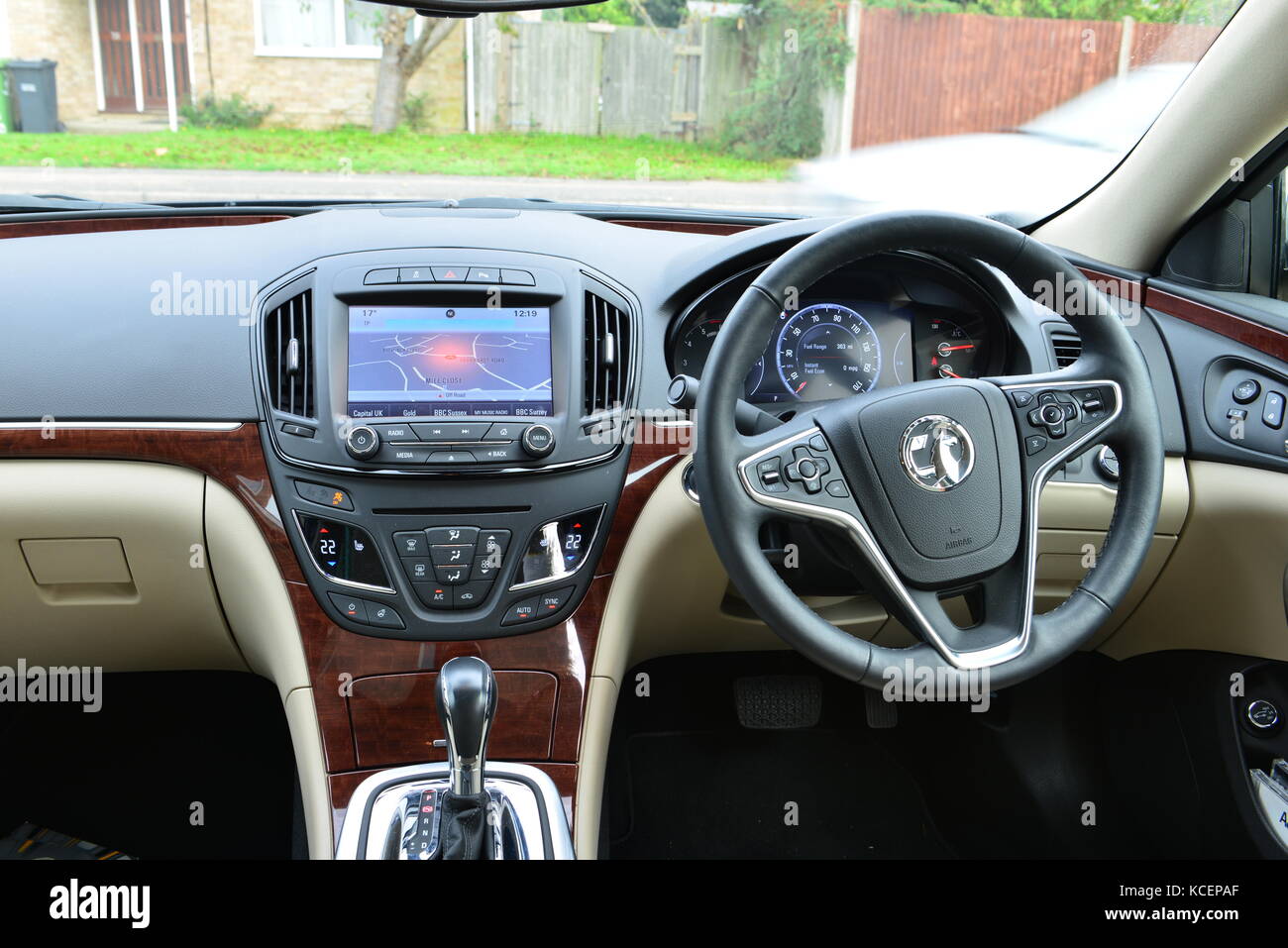 The Dash Of A Vauxhall Insignia Elite Stock Photo 162594055