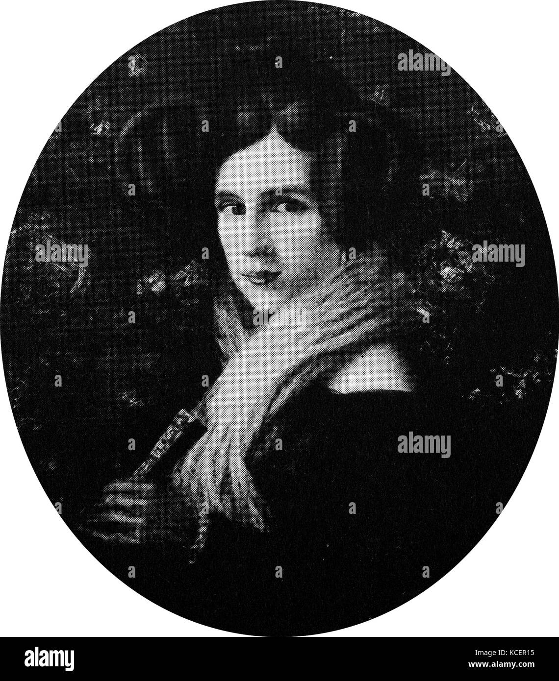 Portrait of Margherita Barezzi (1814-1840) the first wife of Giuseppe ...
