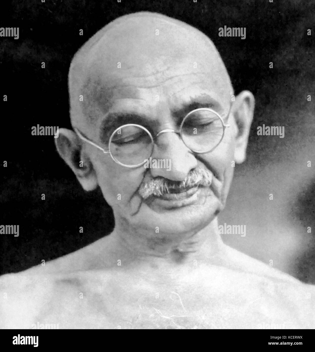 Mohandas Karamchand Gandhi (2 October 1869 – 30 January 1948). Preeminent  leader of the Indian independence movement in British-ruled India.  Employing nonviolent civil disobedience, Gandhi led India to independence  and inspired movements