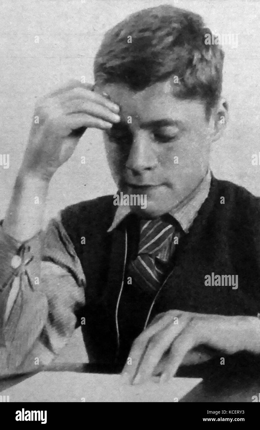 Jewish Refugee Boy From Germany Settles Into Life In England 1938 Stock Photo Alamy