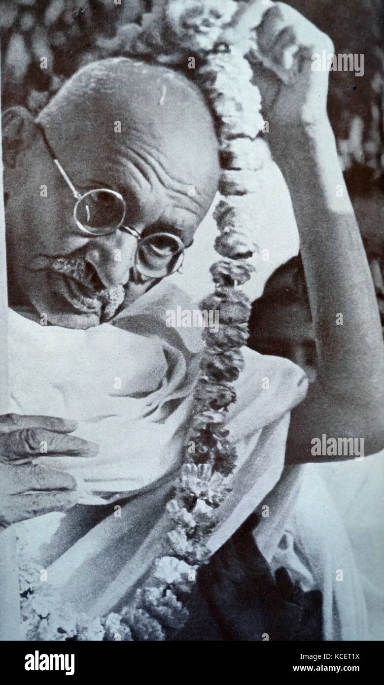 Mohandas Karamchand Gandhi, 1947. Gandhi (2 October 1869 30 January