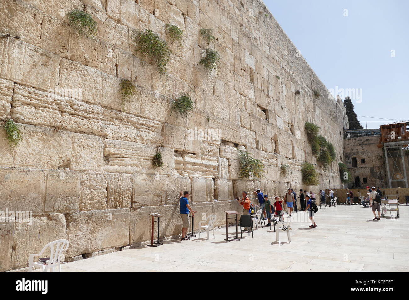The Western Wall (HaKotel HaMa'aravi) in Jerusalem is the holiest of