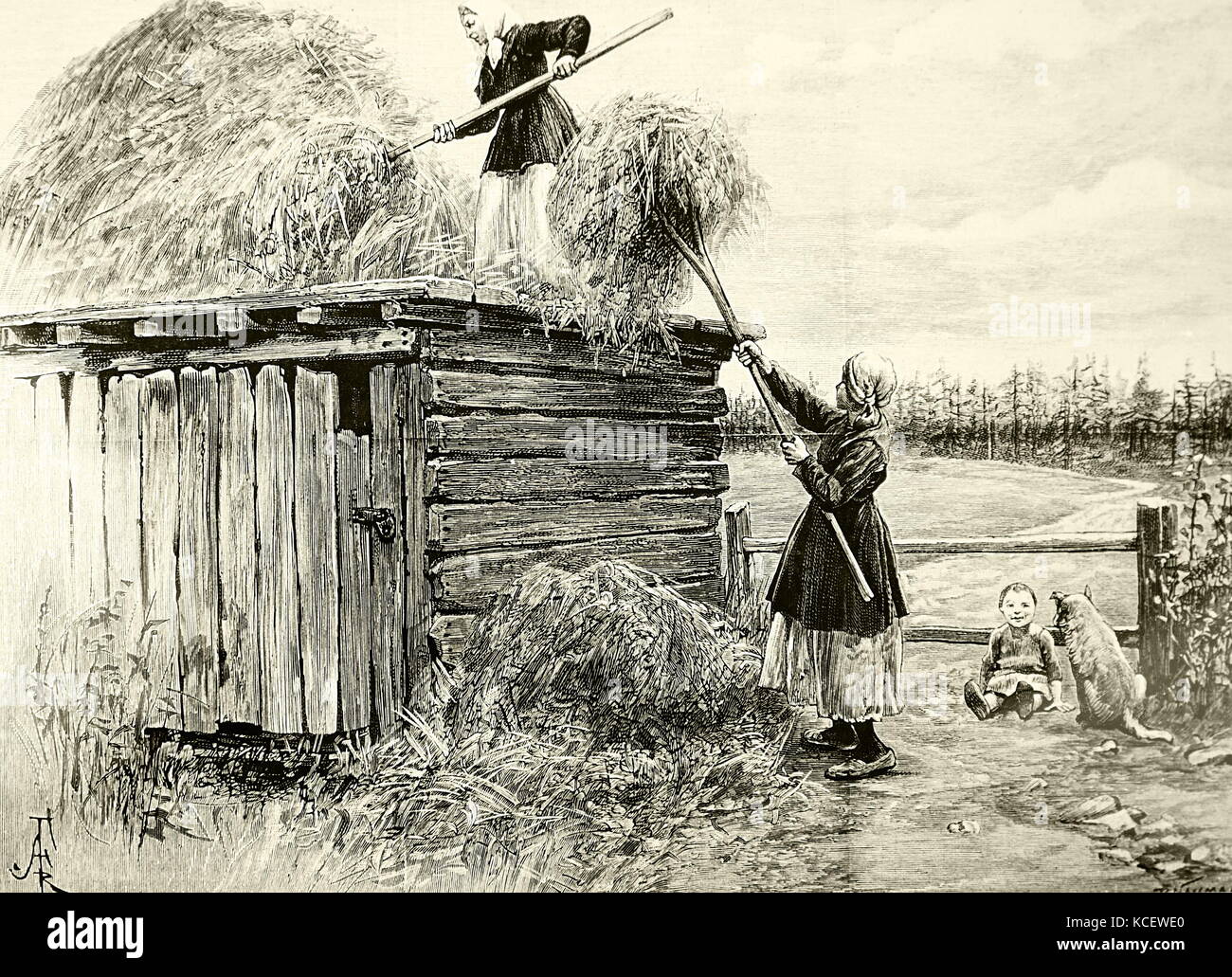 Russian peasant 19th century hi-res stock photography and images - Alamy