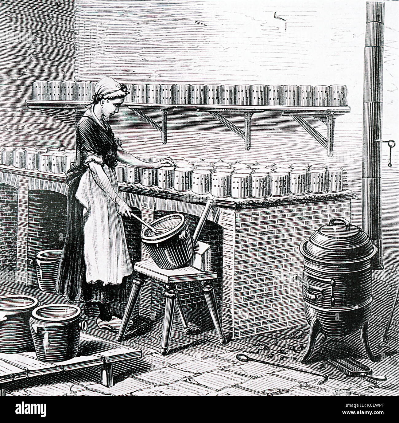 Cheese making historical hi-res stock photography and images - Alamy