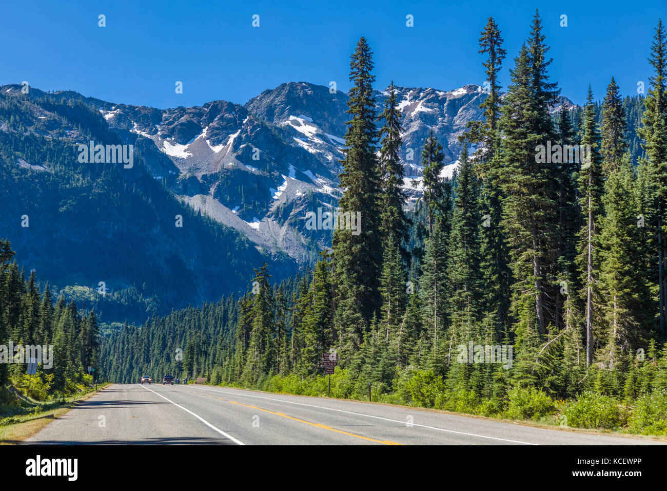 North Cascades Highway 20 in North Cascases National Park in Northern