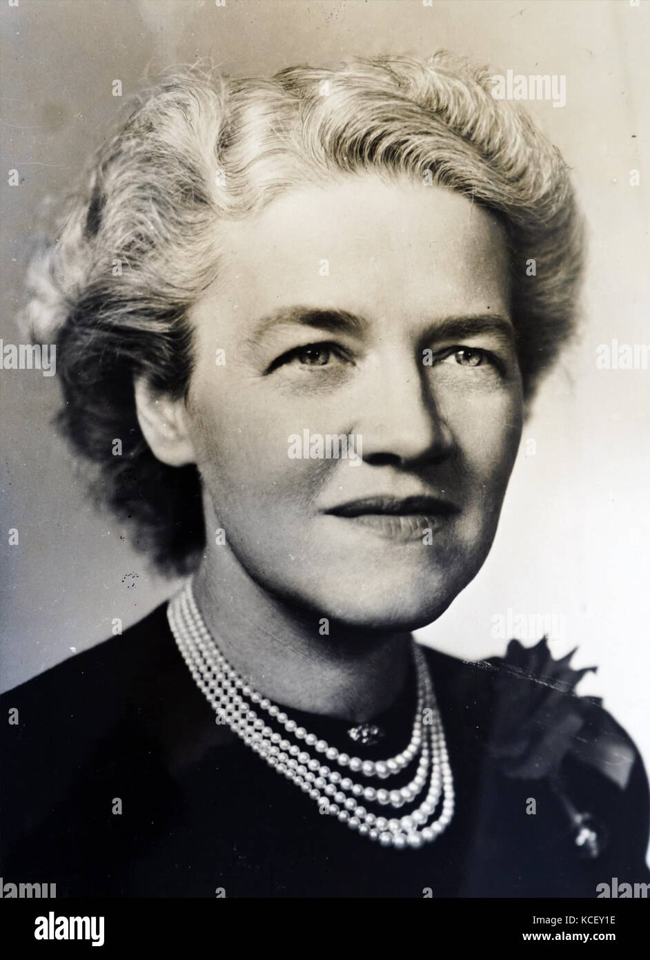 Photograph of Margaret Chase Smith (1897-1995) a former United States politician, member of the Republican Party and Senator. Dated 20th Century Stock Photo