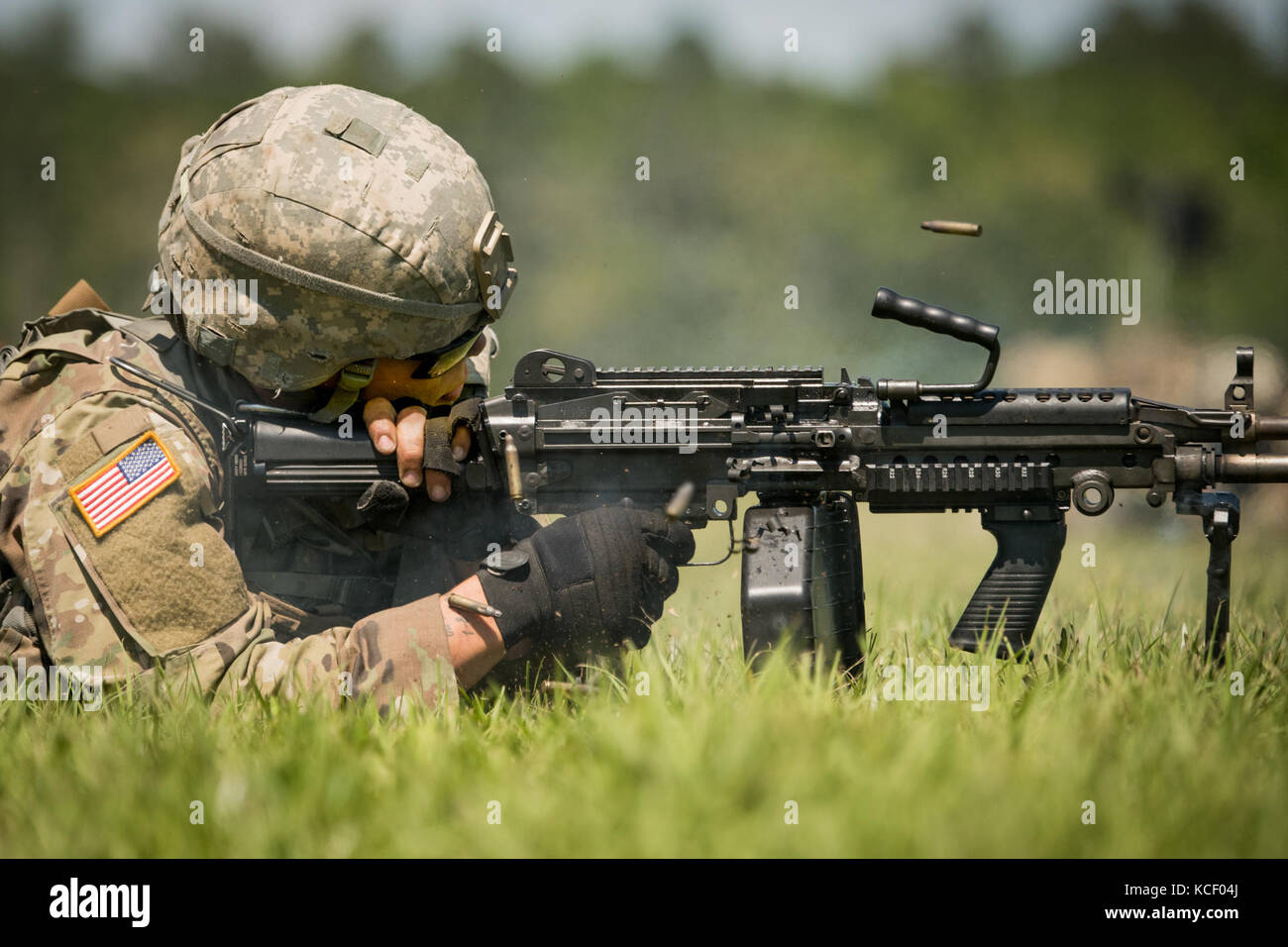 A Soldier with the 4118Th Combined Arms Battalion, 218th Maneuver