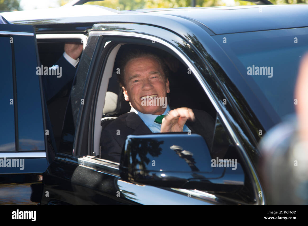 Arnold Schwarzenegger, actor and former governor of California (R