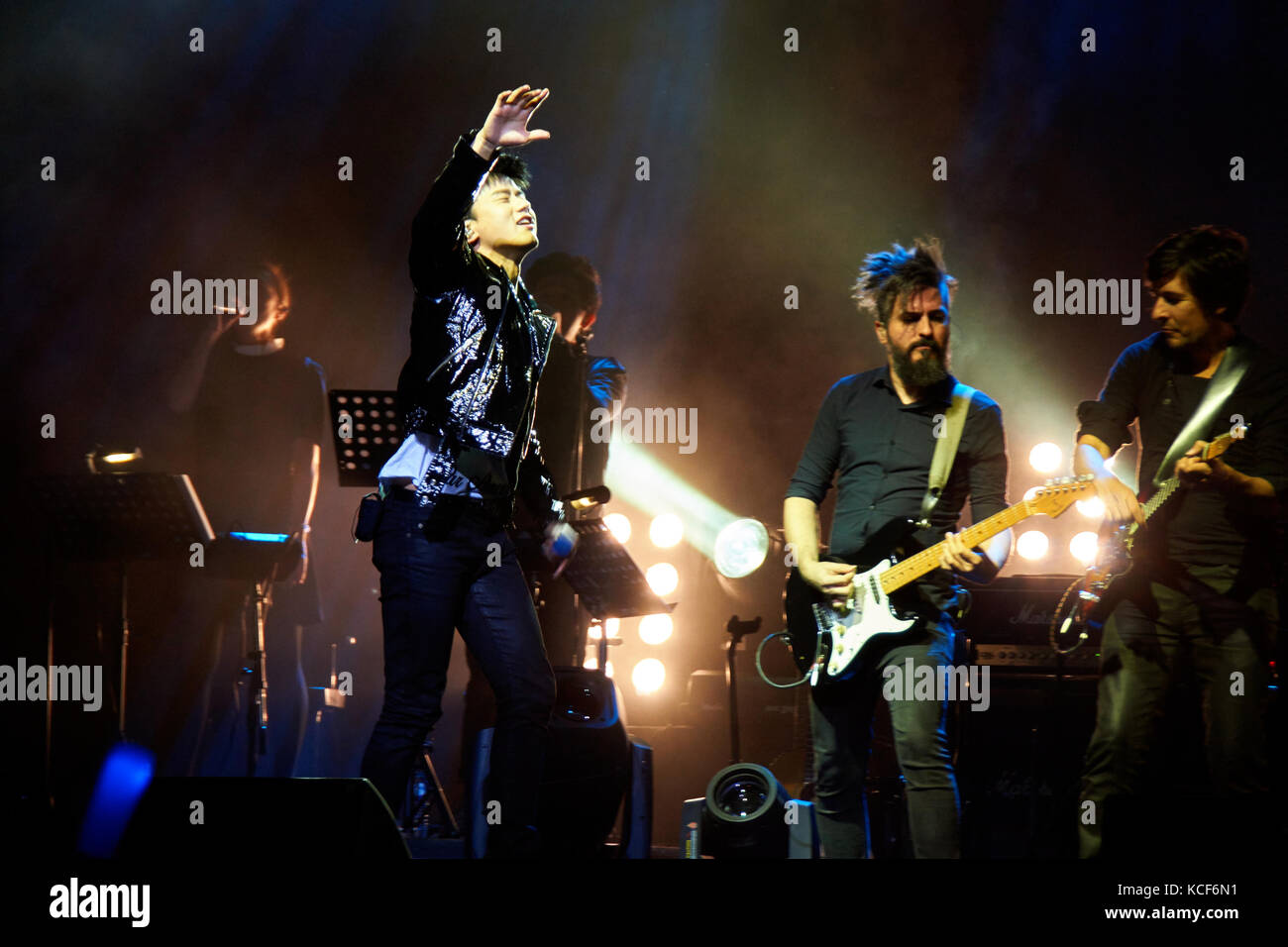 London, UK, 4th October, 2017. Zhang Jie concert at the O2 Indigo as part of the Sound of My Heart World Tour. Credit: Calvin Tan/Alamy Live News Stock Photo