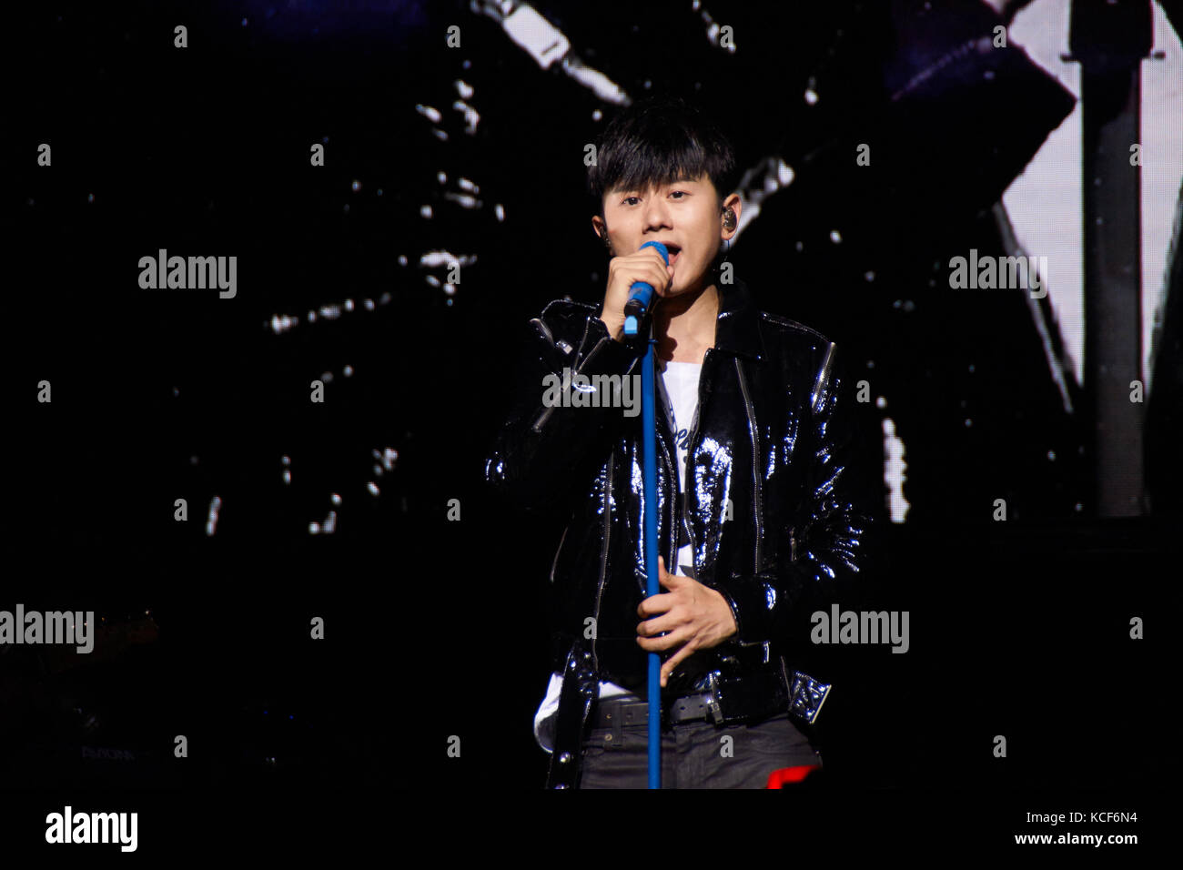 London, UK, 4th October, 2017. Zhang Jie concert at the O2 Indigo as part of the Sound of My Heart World Tour. Credit: Calvin Tan/Alamy Live News Stock Photo