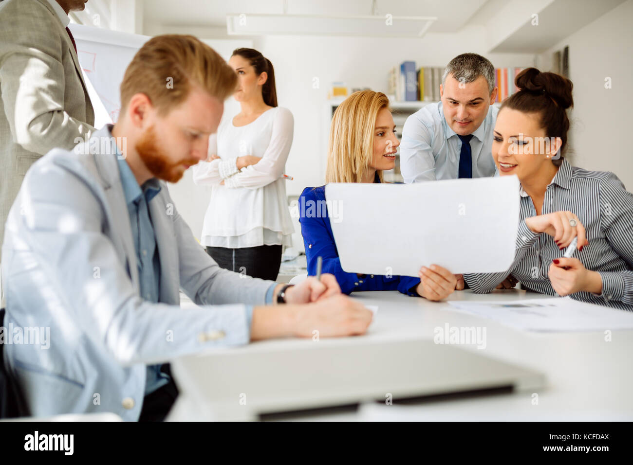 Business Meeting And Brainstorming Stock Photo Alamy business-meeting-and-brainstorming-stock-photo-alamy