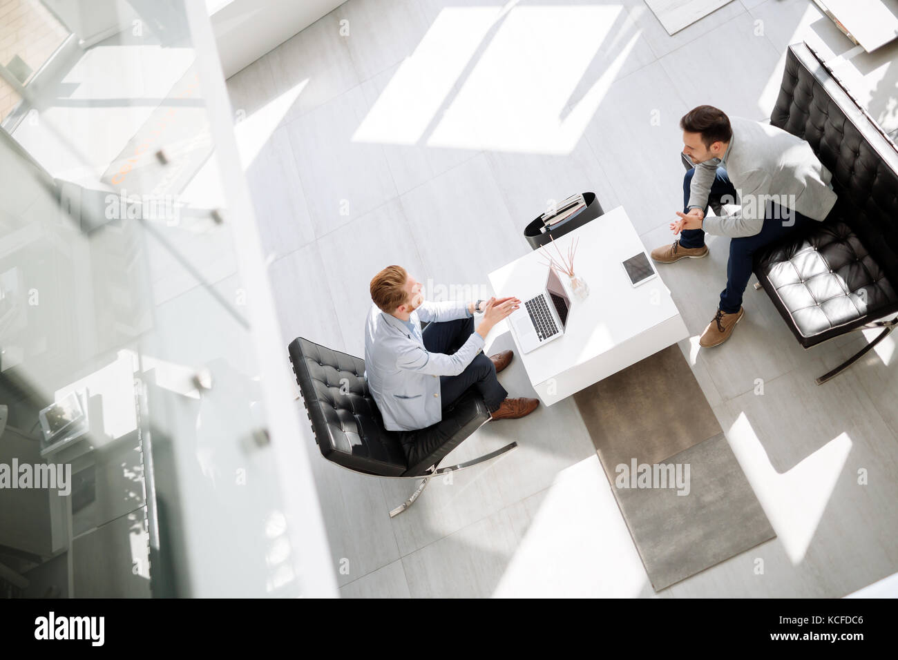 Business people discussing ideasa Stock Photo