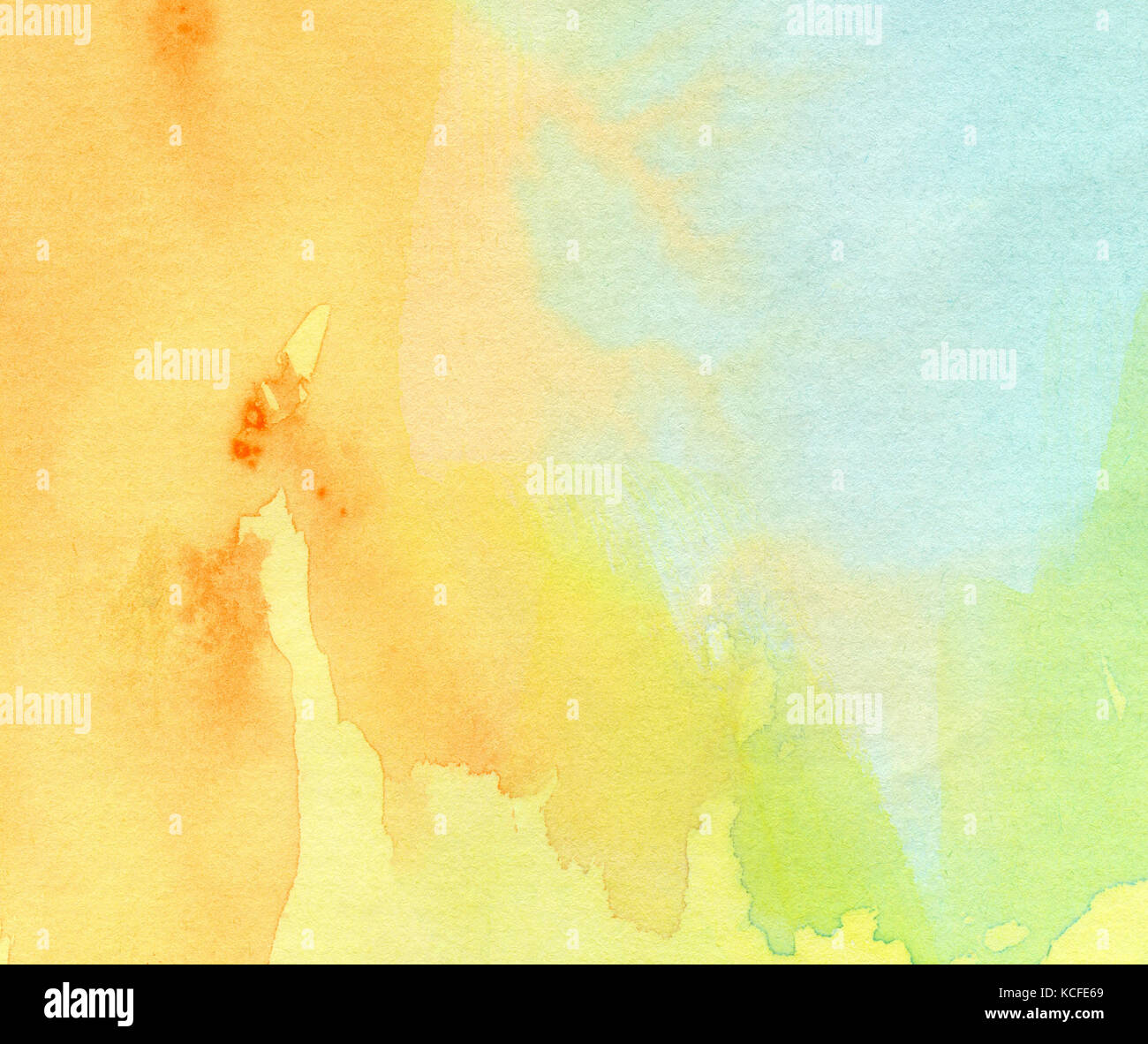 Abstract painted watercolor background on paper texture Stock Photo - Alamy