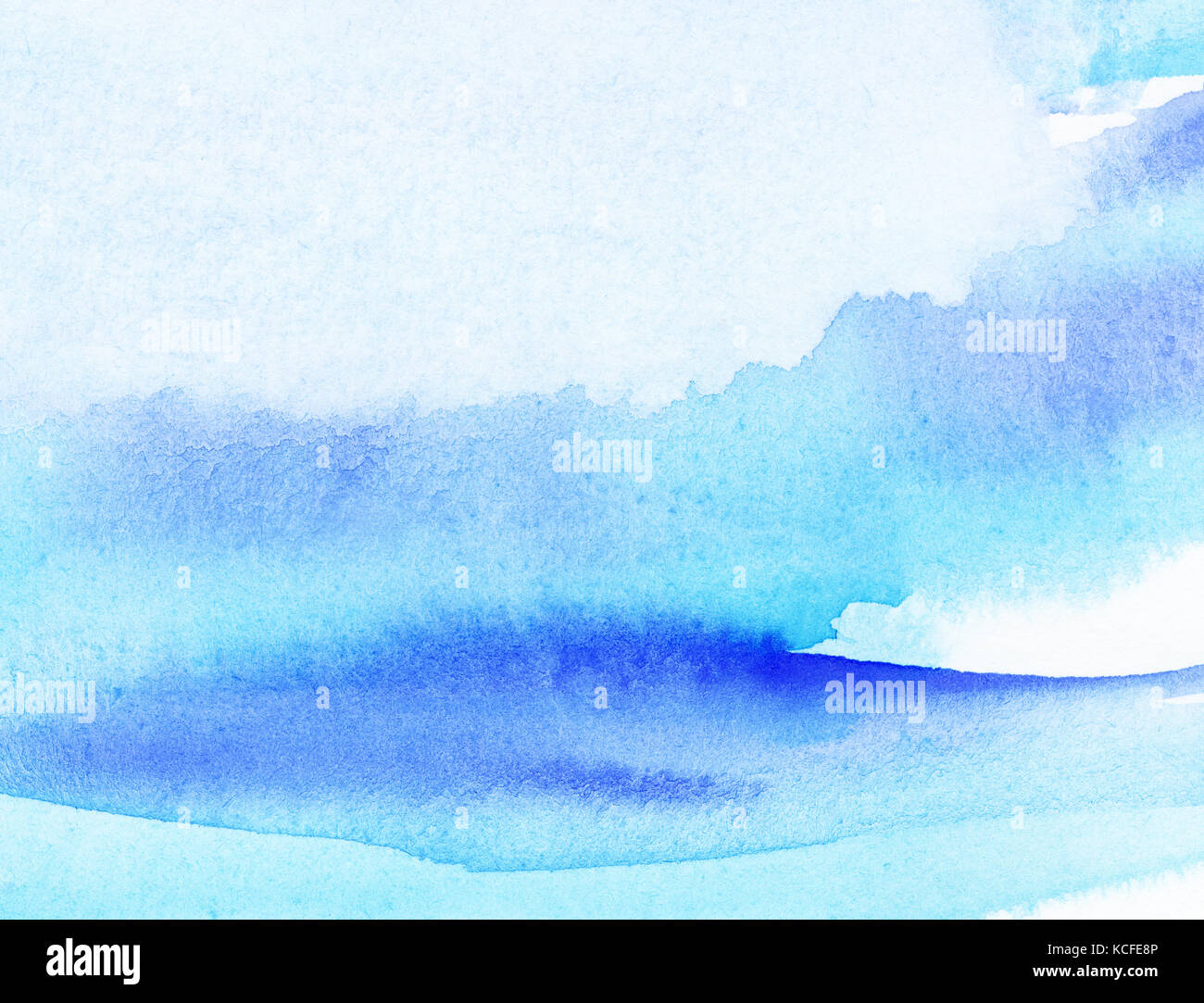 Abstract painted watercolor background on paper texture Stock Photo - Alamy
