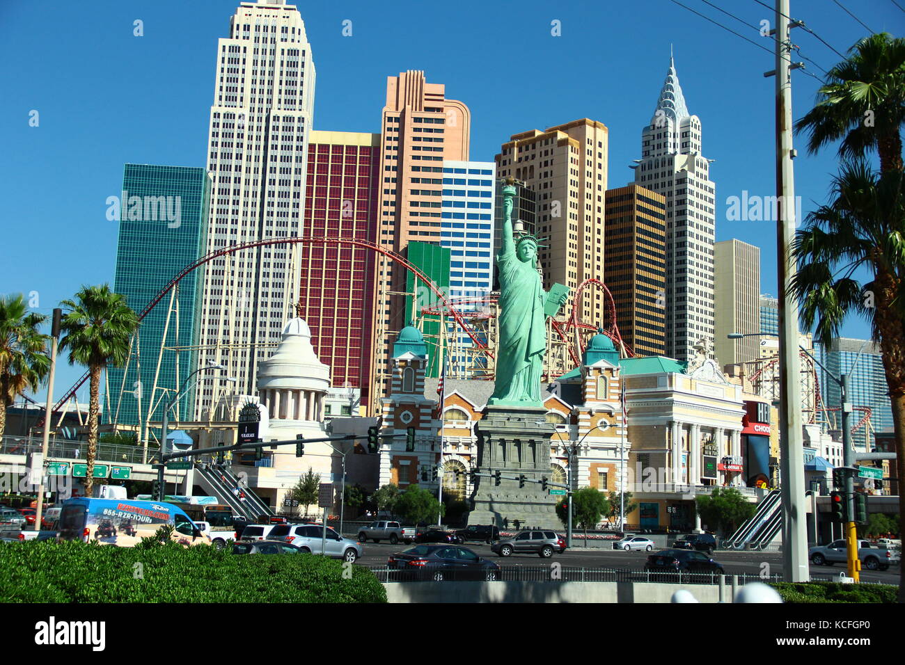 Las Vegas New York New York Hotel Stock Photo - Alamy