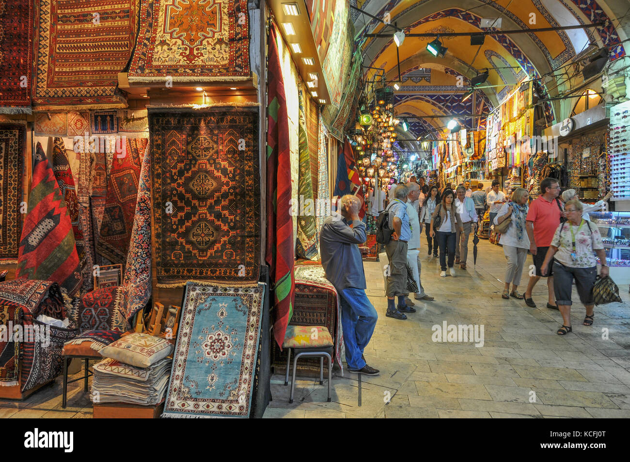 Grand Bazaar, Kapali Carsi, Istanbul, Turkey Stock Photo