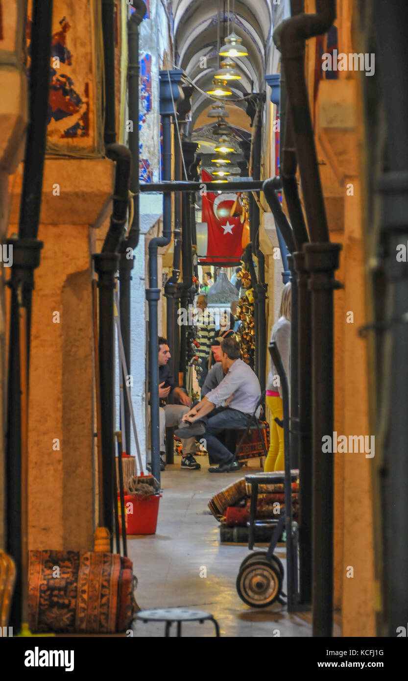 Grand Bazaar, Kapali Carsi, Istanbul, Turkey Stock Photo