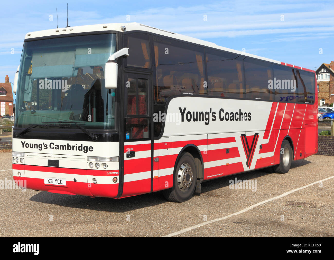 Young's Coaches, coach, day trips, trip, excursions. excursion, holiday, holidays, travel company, companies, transport, bus, England, UK Stock Photo